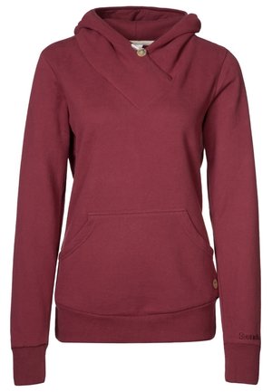 Felpa con cappuccio - dark red