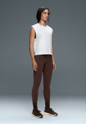OYSHO, SLEEVELESS T-SHIRT - Top - stone