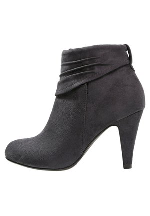 High Heel Stiefelette - dark grey