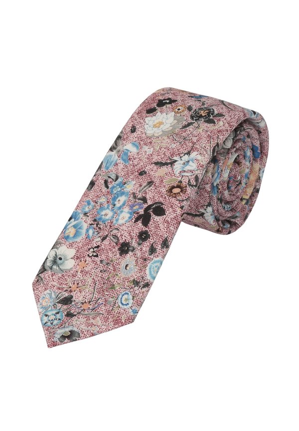 MIT FLORALEM DRUCK - Krawatte - rot