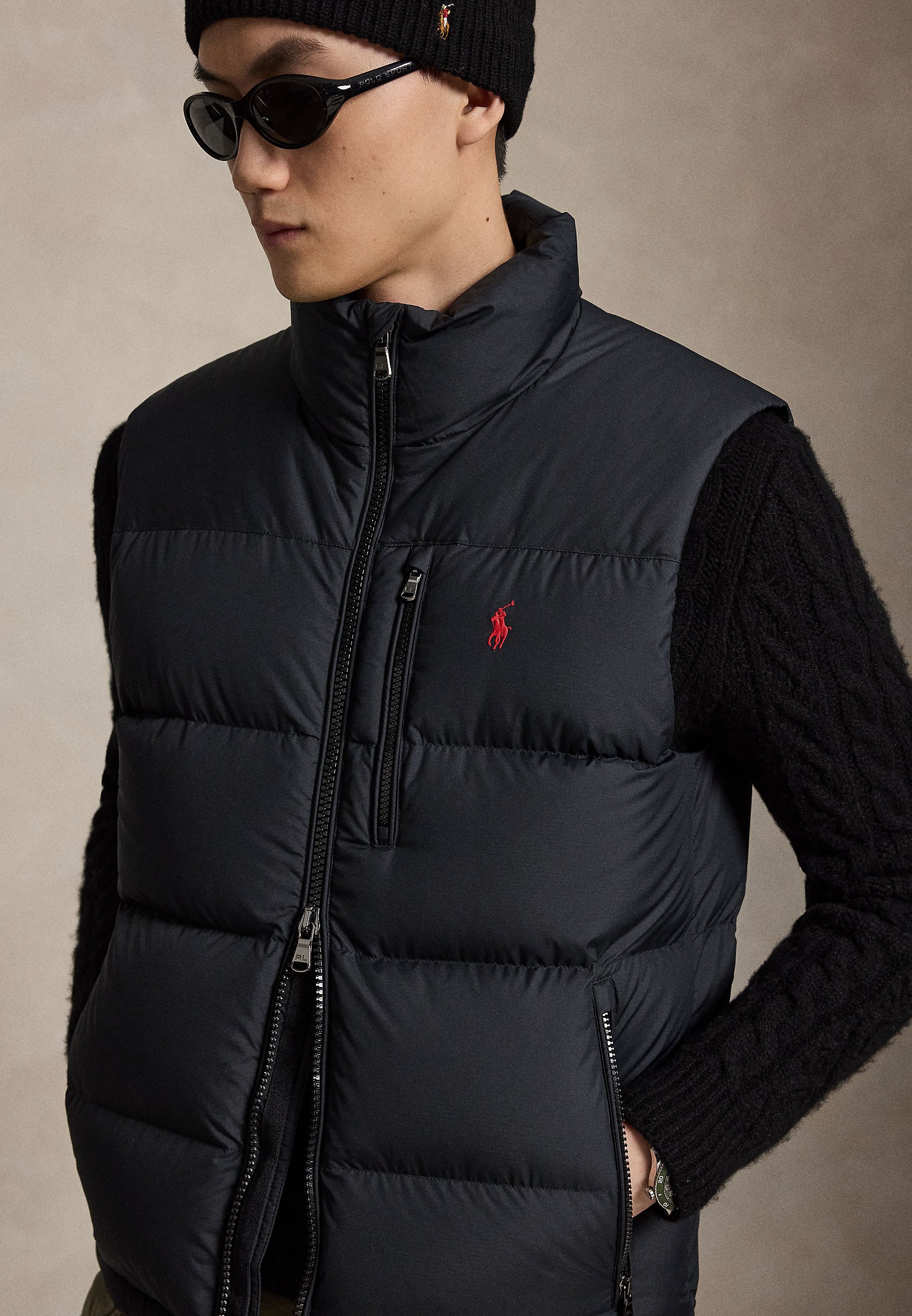 Polo Ralph Lauren THE GORHAM DOWN VEST - Waistcoat - black