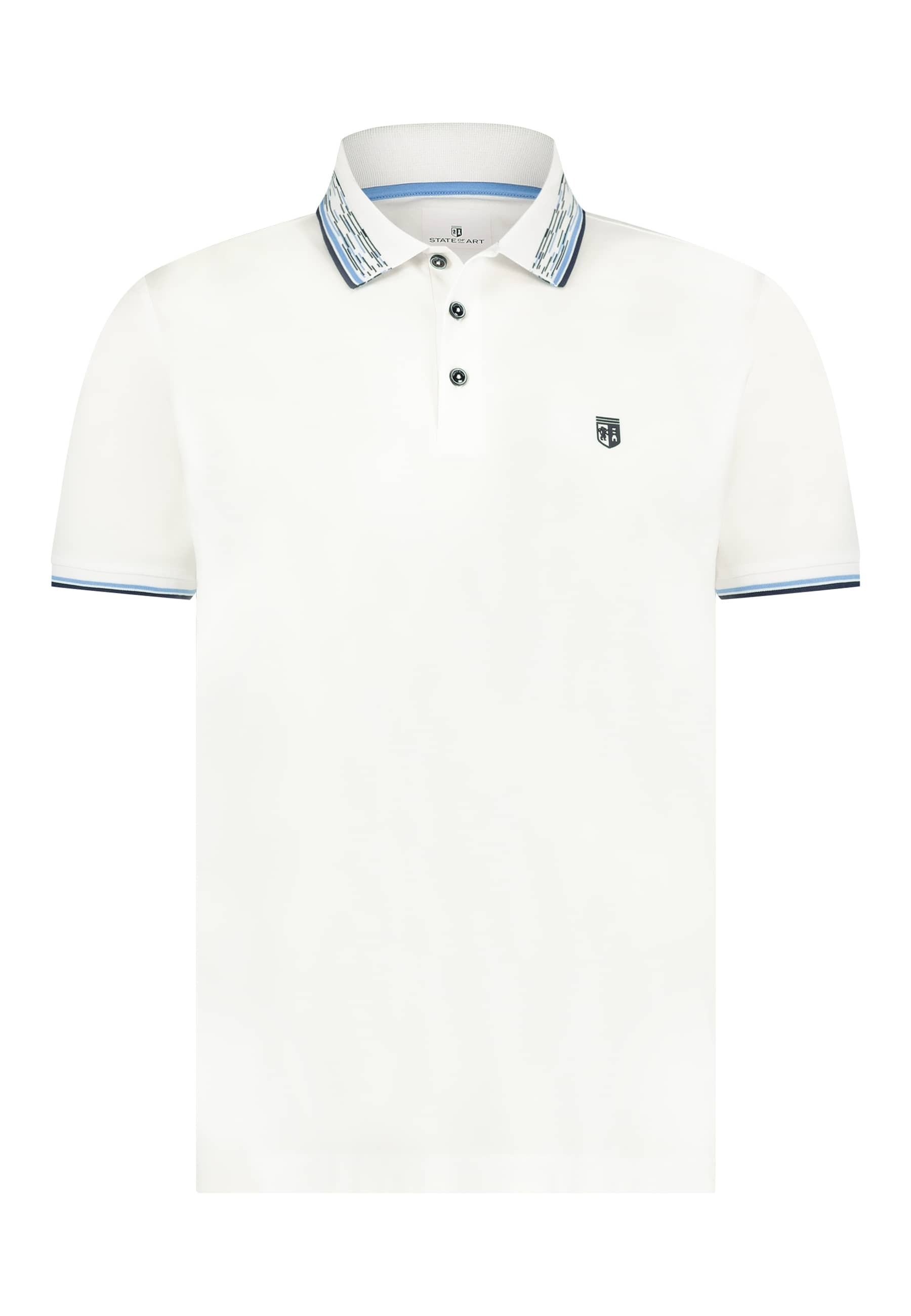 Polo shirt - white plain 