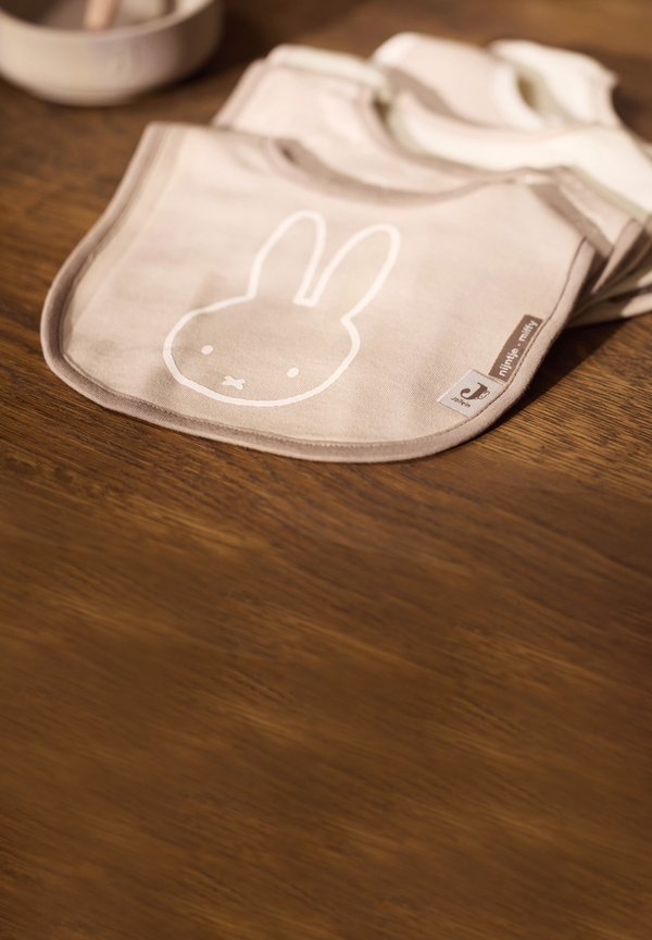 5 PACK – Lätzchen – beige