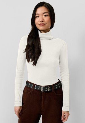 QS, T-SHIRT - Langarmshirt - creme