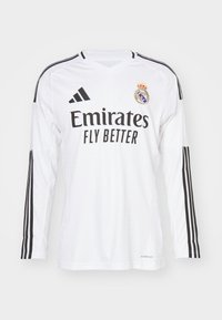 adidas Performance REAL MADRID 24/25 LONG SLEEVE HOME - Klubbkläder - white