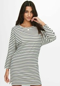 JDY Vestido de malha - antique white