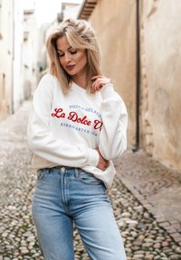 NAOKO LA DOLCE VITA  - Mikina - white