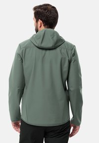 Jack Wolfskin BORNBERG HOODY - Softshelljacke - hedge green