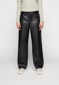 Levi's® FX LEATHER BAGGY DAD Trousers slippery slope/black