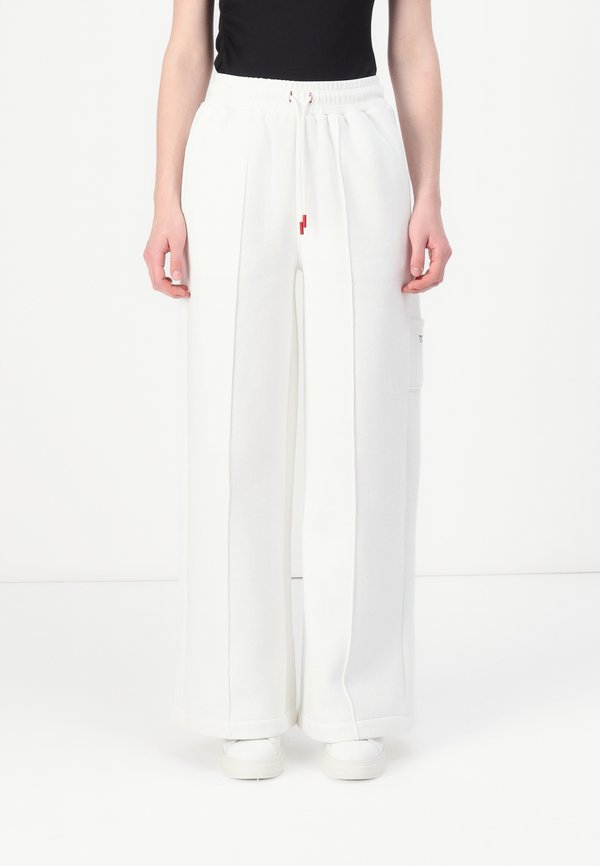 GRAPHIC PANT - Tracksuit bottoms - blanc de blanc