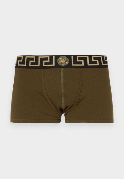 Versace UNDERPANTS LOW RISE TRUNK TOPEKA NEW LOGO - Boxer alsónadrág - dark green
