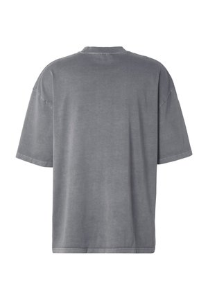 Pegador, LOGO OVERSIZED TEE - T-Shirt basic - vintage grey