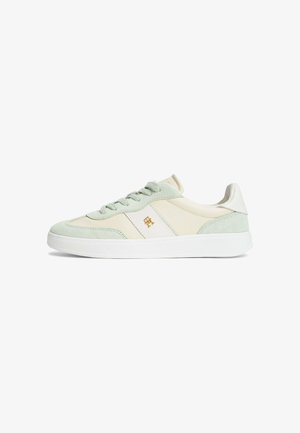 Tommy Hilfiger, TH PREMIUM HERITAGE SNEAKER - Sneaker low - soft cream serene green