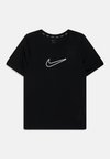 UNISEX - Sports T-shirts - black/white