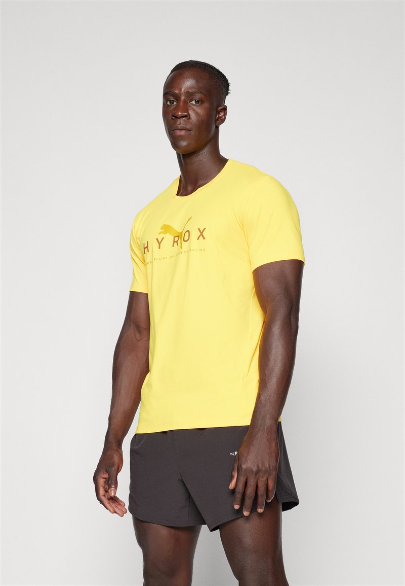 Puma HYROX ALWAYS ON CLOUDSPUN TEE - Tekninen t-paita - sun stream