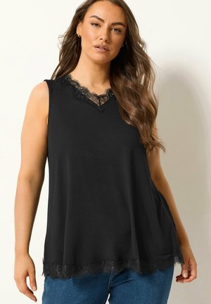 Yours Clothing, PLUS SIZE VESTS & CAMIS - Blouse - black
