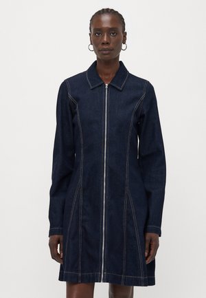 ONLLIZZI ZIP DRESS  - Robe en jean - dark blue denim