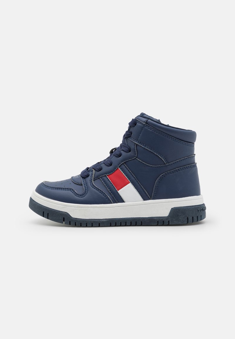 Tommy Hilfiger UNISEX Hightop trainers blue/dark blue Zalando.co.uk