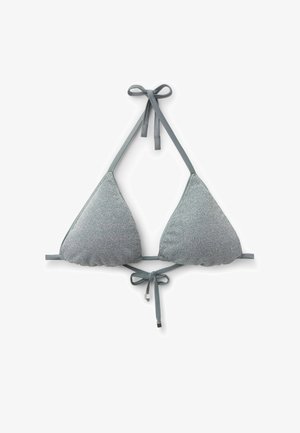 Calzedonia, METALLIC GLOW TRIANGLE - Horní díl bikin - grey