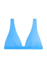TONAL LOGO PLUNGE  - Bikini top - blue spell