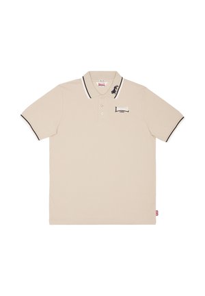 Lonsdale, LION - Poloshirts - sand/black/white