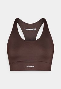 SHKOUT CORE BRA - Sport-BH mit mittlerer Stützkraft - coffee bean