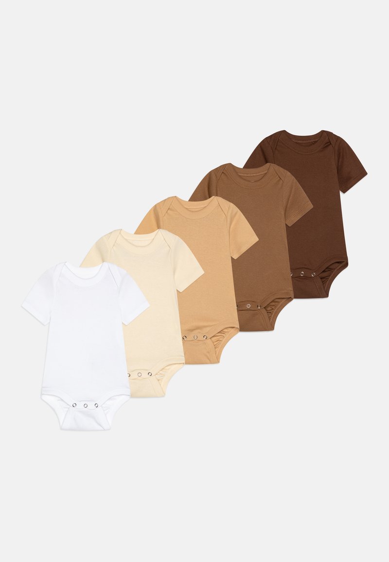 Friboo - UNISEX BABY 5 PACK - Body - bronze/beige/off-white, Zväčšiť