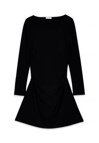 LONG SLEEVE MINI - Laisvo kirpimo suknelė - black