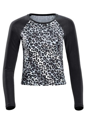 AET119LS - Långärmad tröja - snow leopard black