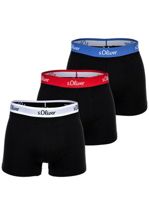 s.Oliver BASIC 3 PACK - Culotte - schwarz kontrast