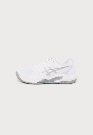 ASICS, DEDICATE 9 PADEL - Obuv na padel - white/pure silver