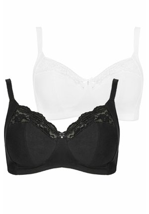 Yours Clothing 2 PACK - Soutien-gorge invisible - black