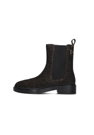 Classic ankle boots - dm leopard glitter dark brown