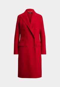 MAYBEN DOUBLE BREASTED WOOL BLEND COAT - Klasisks mētelis - red