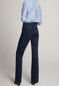 Massimo Dutti Jean flare - dark blue