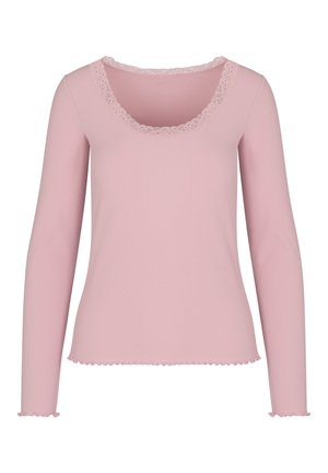 Hunkemöller, HUNKEMÖLLER TOP JERSEY LACE - Nachtwäsche Shirt - pink