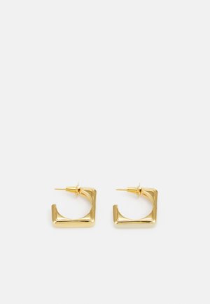 MISHO MINI BOX HOOPS - Øreringe - gold-coloured
