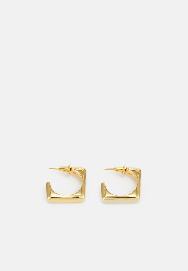 MISHO MINI BOX HOOPS - Náušnice - gold-coloured