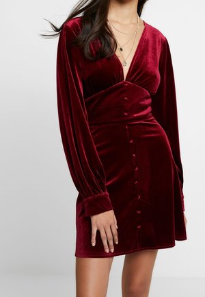 Freizeitkleid - bordeaux