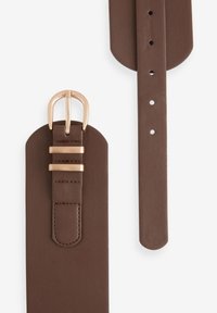 Next REGULAR FIT - Juosmens diržas - chocolate brown