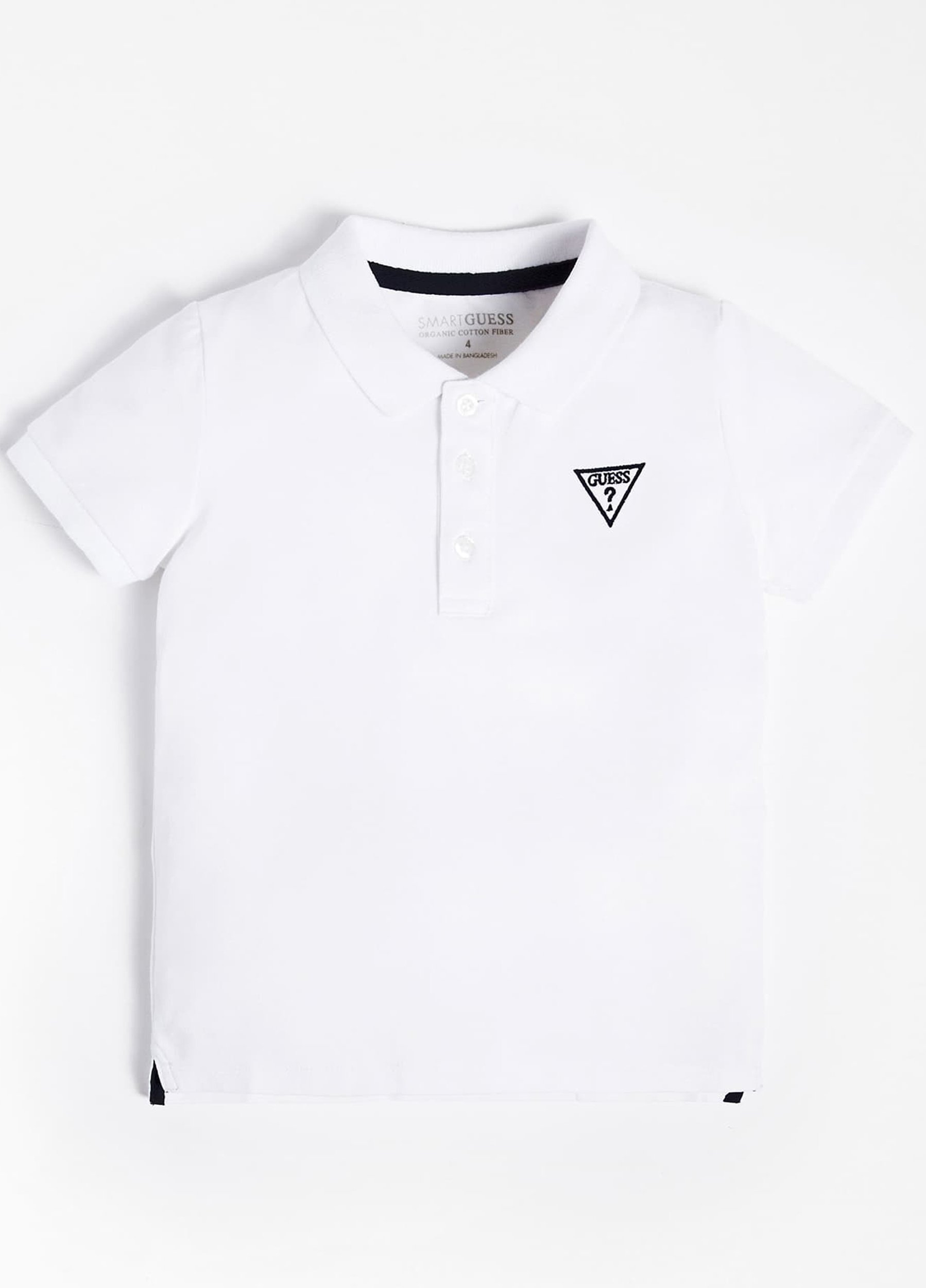 Guess PIQUÉ KURZE - Polo shirt - weiß 