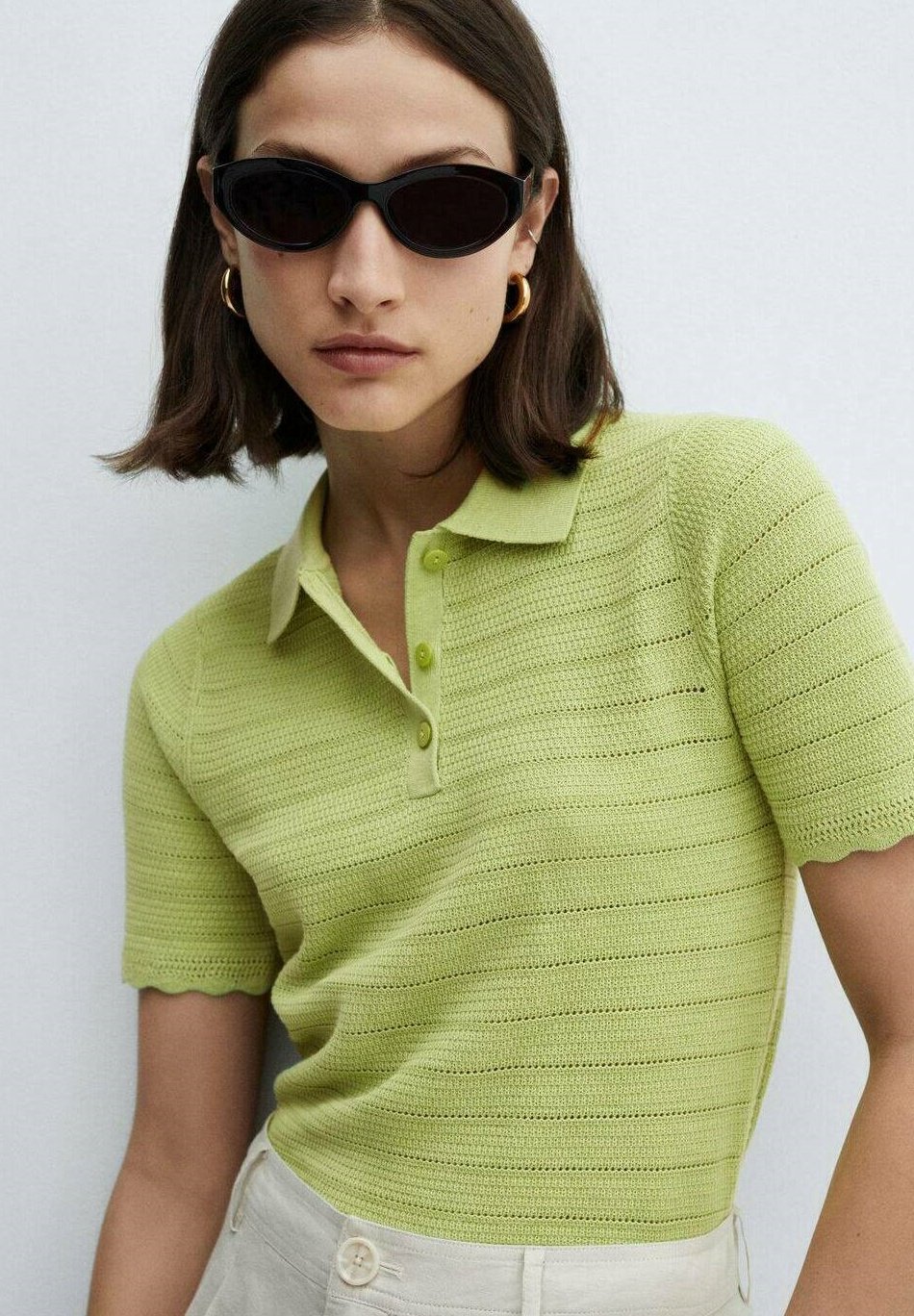 Mango Poloshirt - citron vert/gelb - Zalando.de 