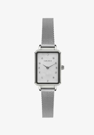 Carlheim Dames Watches Mila Petite Square 2620, Mop White, zilver, Classic Carlheim Dames Watches Mila Petite Square 2620, Mop White, zilver, Classic