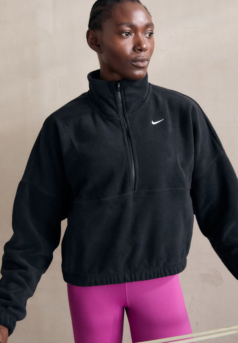 Nike Performance ONE  - Felpa in pile - black/white