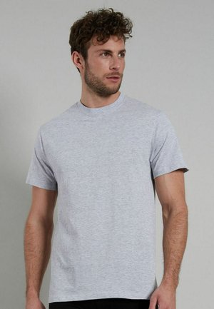 Götzburg, GÖTZBURG HERREN T-SHIRTS RUNDHALS KURZARM | 4 STÜCK - T-Shirt basic - grau melange