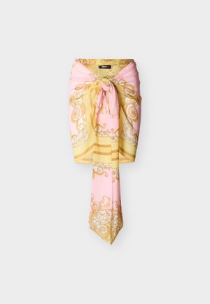 SHORT PAREO PRINTED - Strand accessories - pale yellow/rose quartz