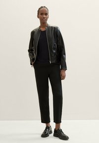 TOM TAILOR DENIM FLUENT TEE - T-Shirt basic - deep black