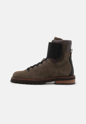 Botines con cordones - brown