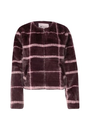 Street One, JACKE AUS FAKE FUR MIT MUSTER - Veste d'hiver - rustic rouge