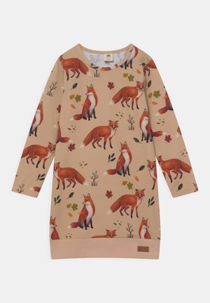 FOXES - Žerzejové šaty - red